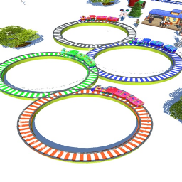 Lowpolly Train Racing Game
